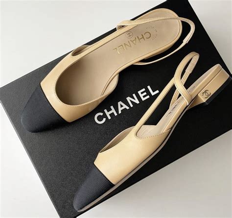 chanel slingbacks 2022|Chanel slingback heels.